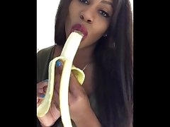 ASMR - Coworker Roleplay - Twerking - Banana Eating - EbonyLovers