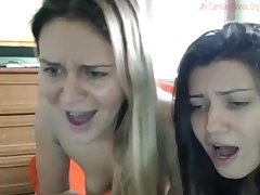 Two Crazy Real Stepsister's Make Lesbian Passion Sex On Cam